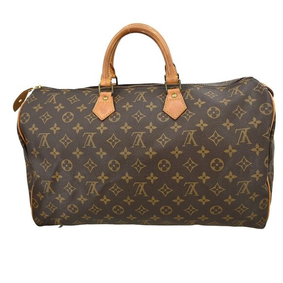 LOUIS VUITTON MONOGRAM SPEEDY 40 DUFFLE HANDBAG M41522 VI871 YQ00658 - Picture 2 of 8